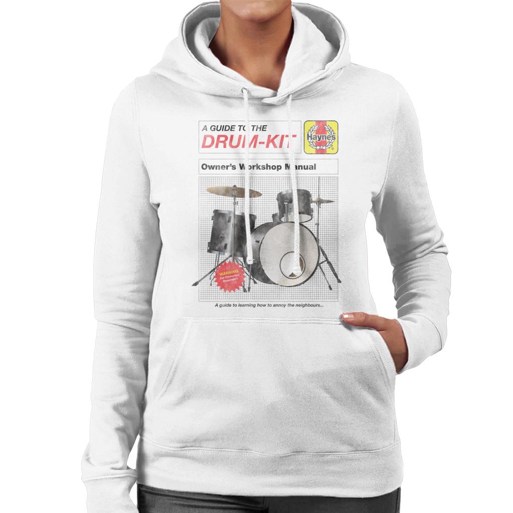 Haynes Drum Kit Owners Workshop Manual Women's Hooded Sweatshirt-ALL + EVERY