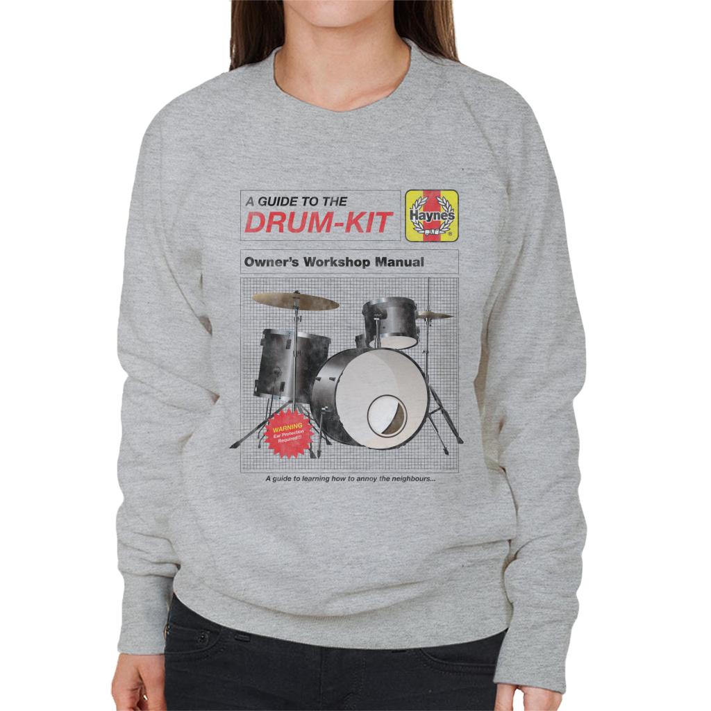 Haynes Drum Kit Owners Workshop Manual Women's Sweatshirt-ALL + EVERY