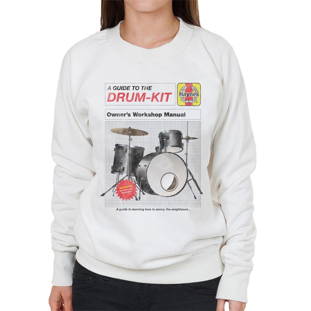 Haynes Drum Kit Owners Workshop Manual Women's Sweatshirt-ALL + EVERY