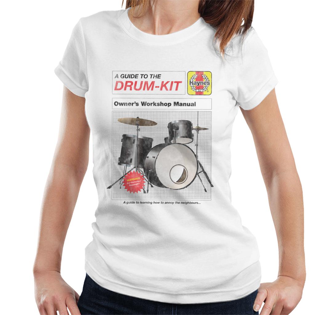 Haynes Drum Kit Owners Workshop Manual Women's T-Shirt-ALL + EVERY