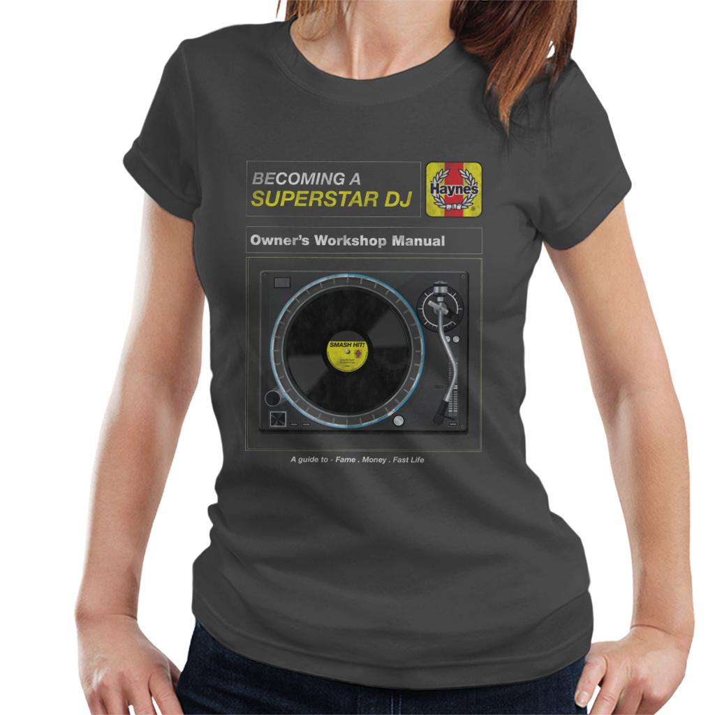 Haynes Superstar DJ Owners Workshop Manual Women's T-Shirt-ALL + EVERY