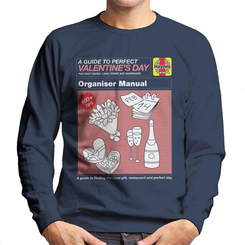 Haynes Perfect Valentines Organiser Manual Men's Sweatshirt-ALL + EVERY