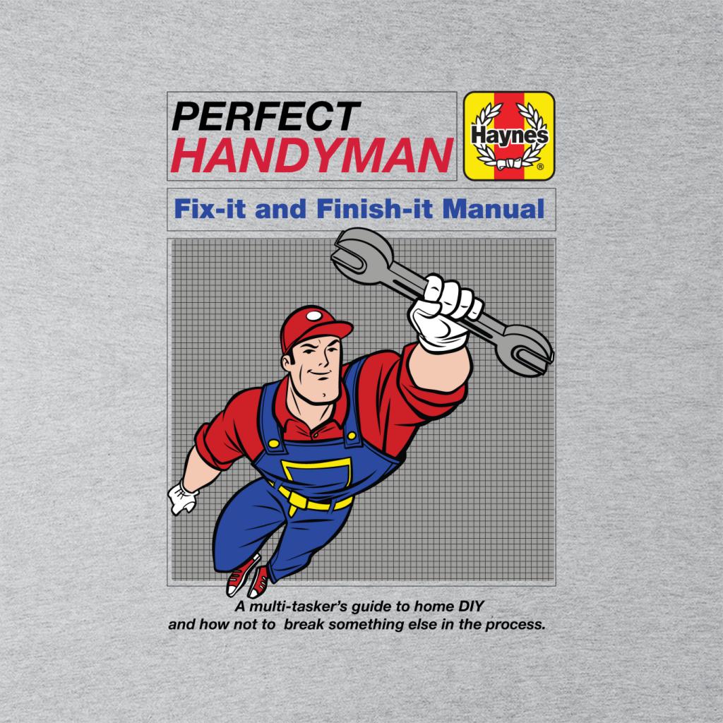 Haynes Handyman Fix It And Finish It Manual Men's T-Shirt-ALL + EVERY