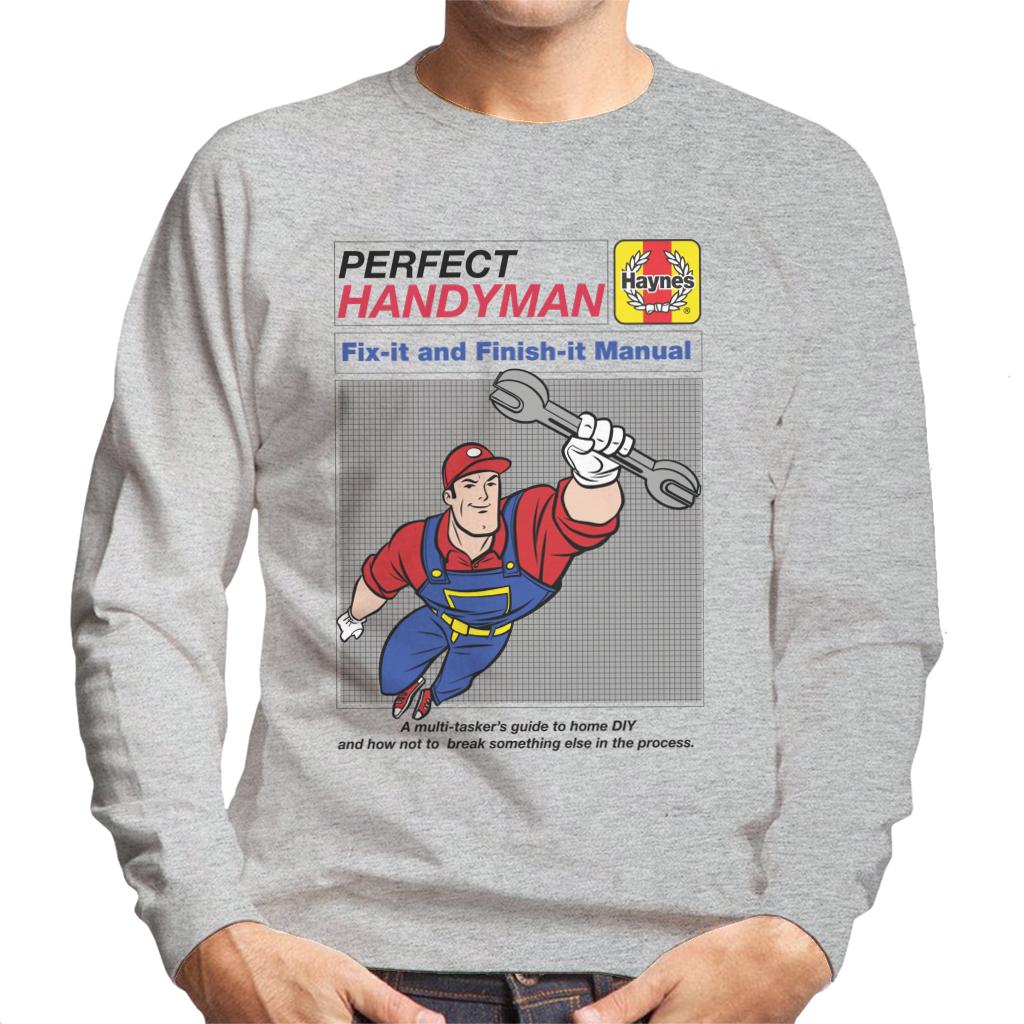 Haynes Handyman Fix It And Finish It Manual Men's Sweatshirt-ALL + EVERY