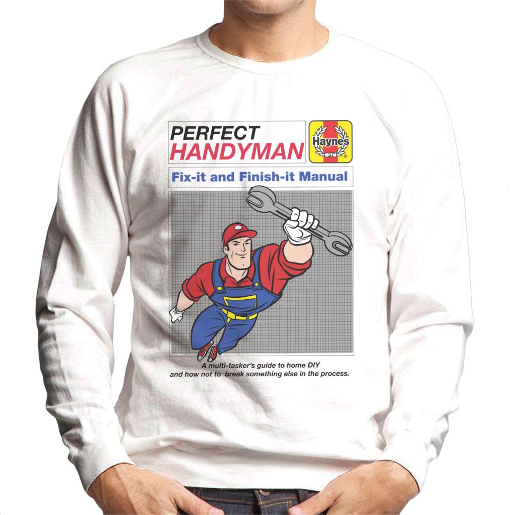 Haynes Handyman Fix It And Finish It Manual Men's Sweatshirt-ALL + EVERY