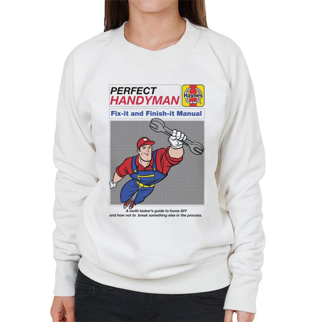 Haynes Handyman Fix It And Finish It Manual Women's Sweatshirt-ALL + EVERY