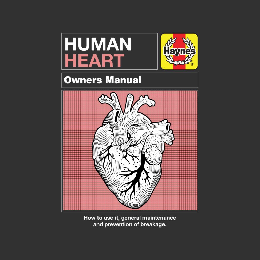 Haynes Human Heart Owners Manual Men's T-Shirt-ALL + EVERY