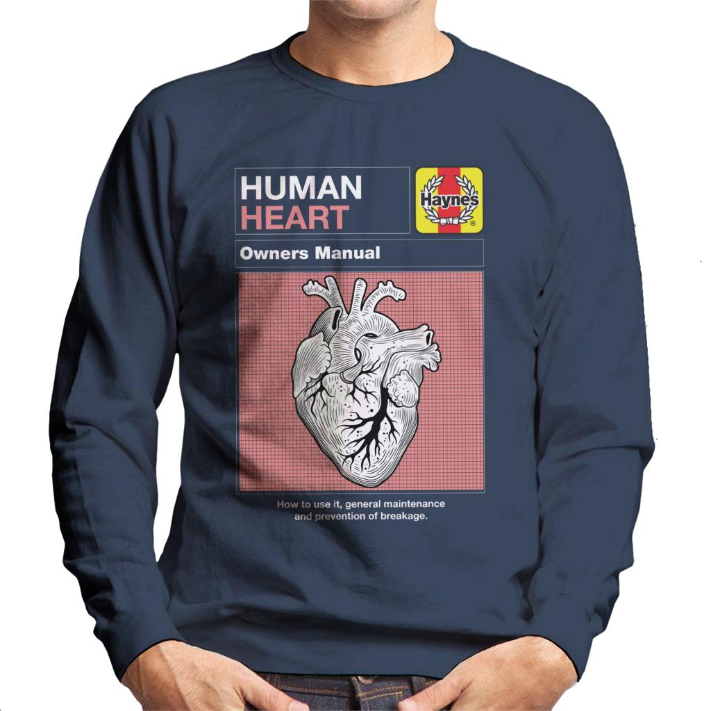 Haynes Human Heart Owners Manual Men's Sweatshirt-ALL + EVERY