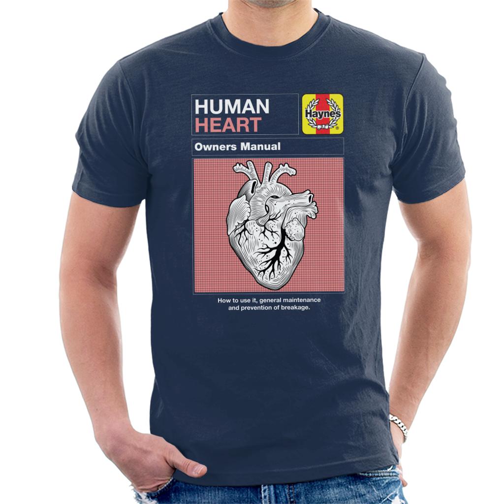 Haynes Human Heart Owners Manual Men's T-Shirt-ALL + EVERY