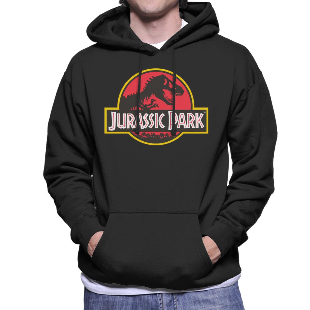 Jurassic Park Classic Logo Men's Hooded Sweatshirt-ALL + EVERY