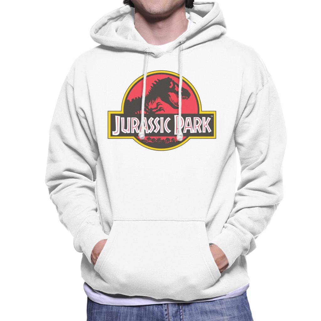 Jurassic Park Classic Logo Men's Hooded Sweatshirt-ALL + EVERY