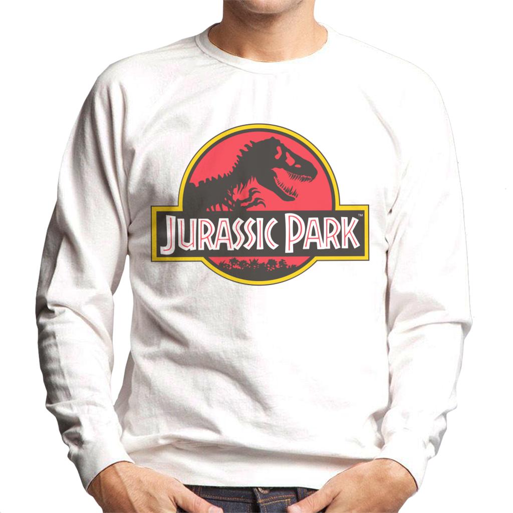 Jurassic Park Classic Logo Men's Sweatshirt-ALL + EVERY