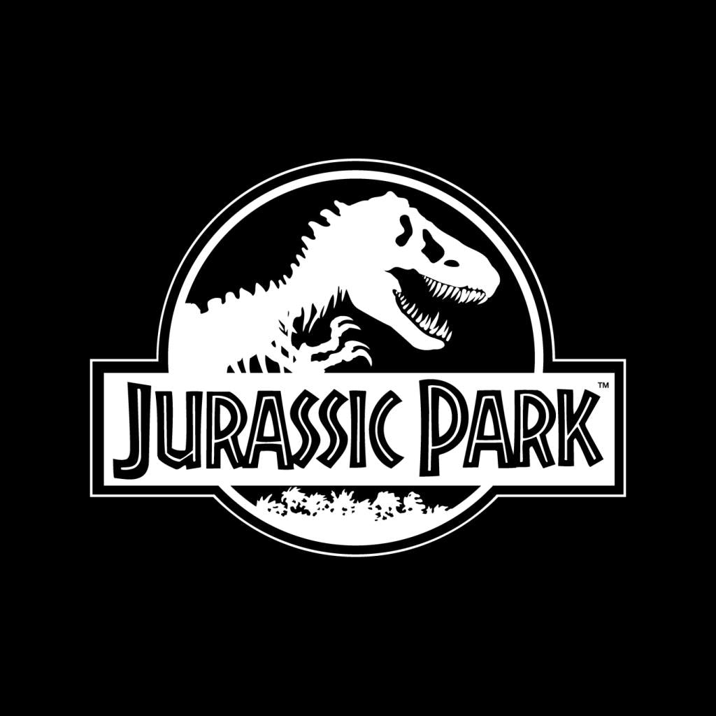 Jurassic Park Classic Black & White Logo Women's Sweatshirt-ALL + EVERY