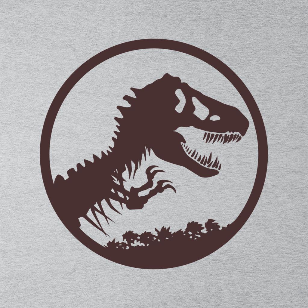 Jurassic Park T Rex Skeleton Icon Women's T-Shirt-ALL + EVERY