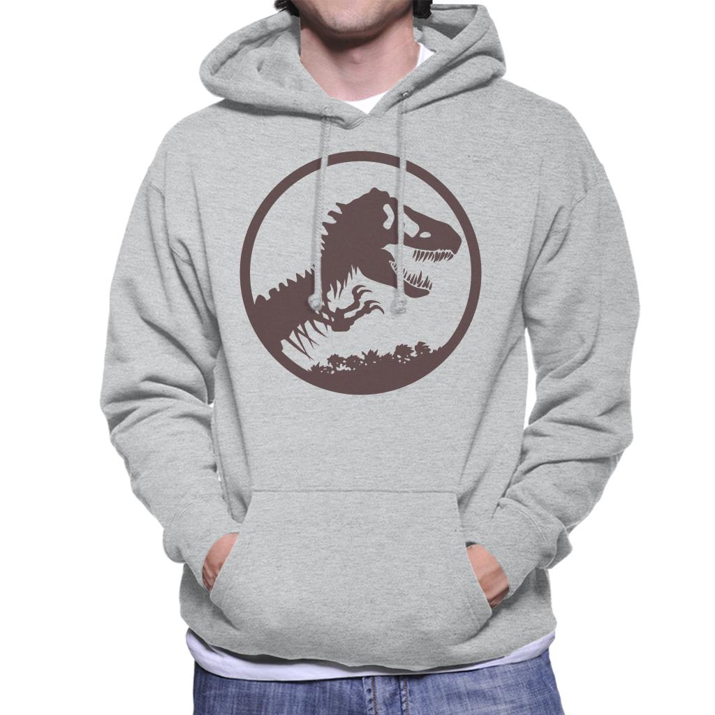 Jurassic Park T Rex Skeleton Icon Men's Hooded Sweatshirt-ALL + EVERY