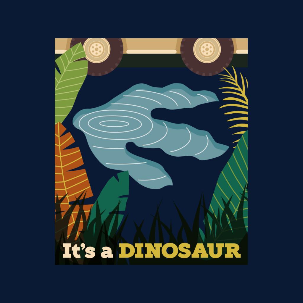 Jurassic Park Its A Dinosaur Footprint Men's Sweatshirt-ALL + EVERY