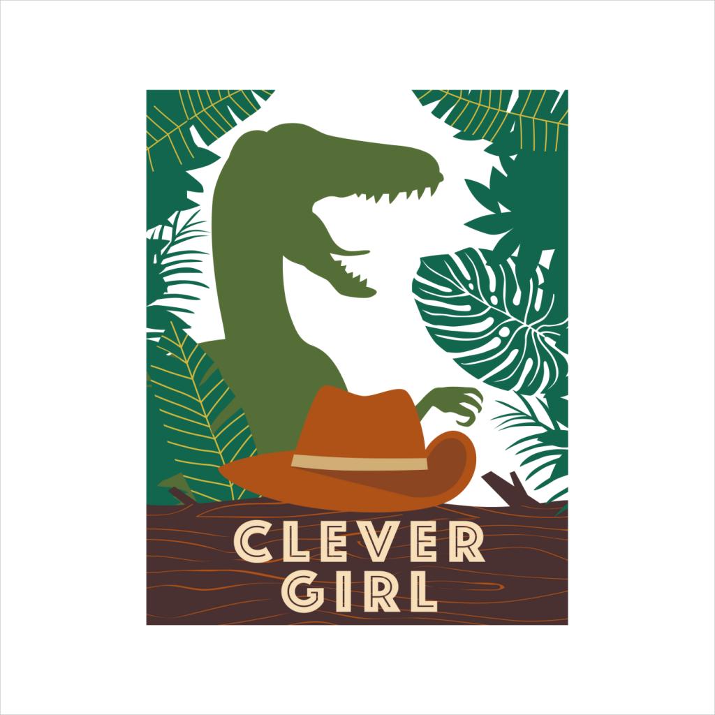 Jurassic Park Velociraptor Silhouette Clever Girl Women's T-Shirt-ALL + EVERY