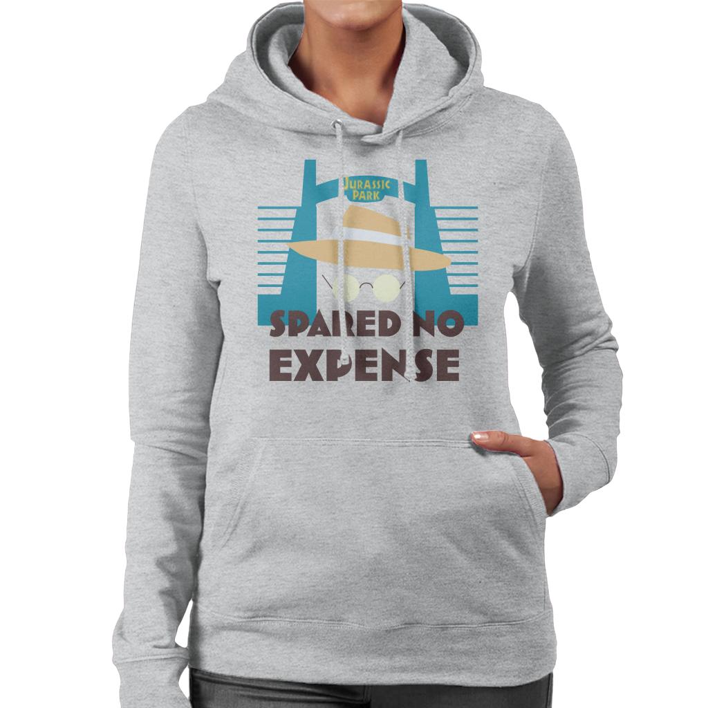 Jurassic Park Spared No Expense John Hammond Women's Hooded Sweatshirt-ALL + EVERY