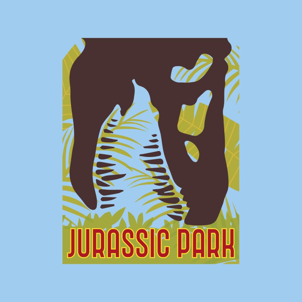 Jurassic Park T Rex Skeleton Silhouette Eating Women's T-Shirt-ALL + EVERY