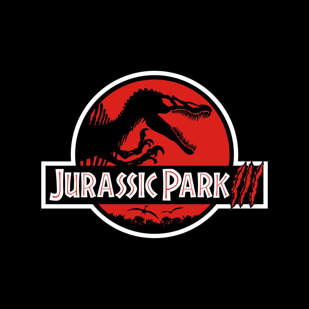 Jurassic Park White Outline Claw Marks Logo Men's Sweatshirt-ALL + EVERY