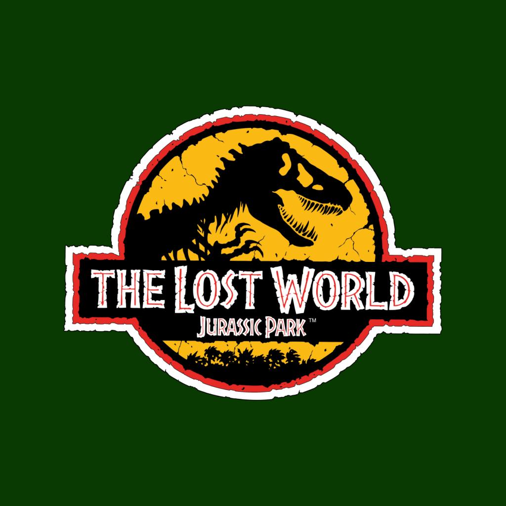 Jurassic Park The Lost World White Outline Logo Women's Sweatshirt-ALL + EVERY