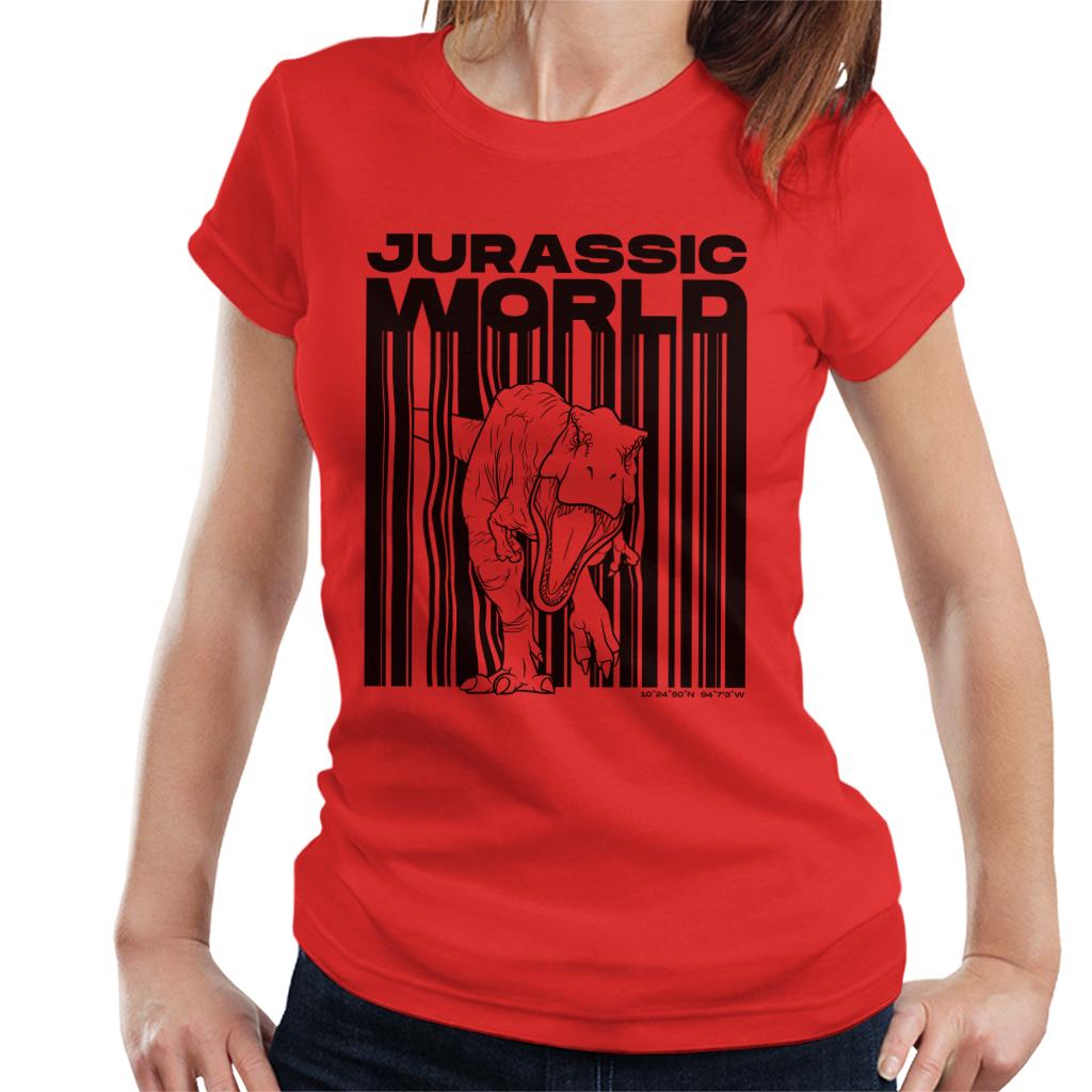 Jurassic World Tyrannosaurus Rex Women's T-Shirt-ALL + EVERY