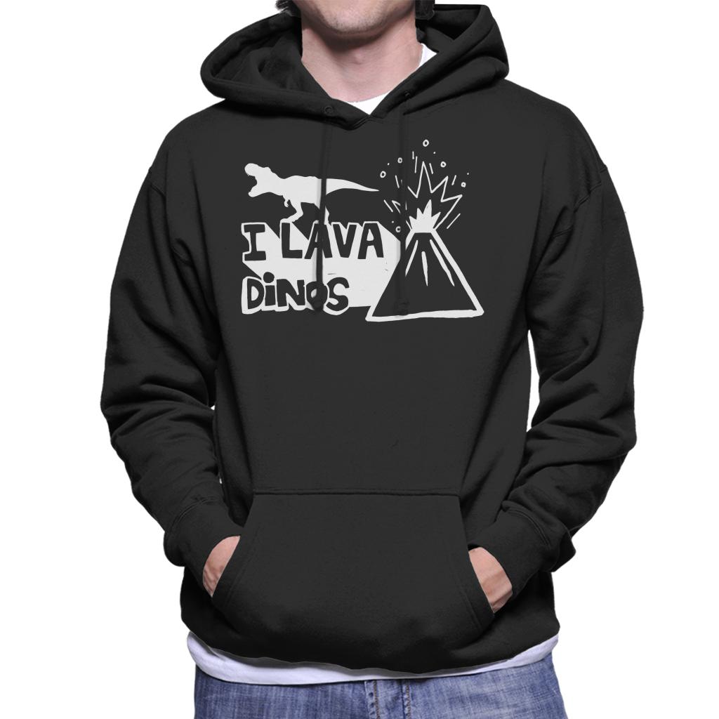 Jurassic World Fallen Kingdom I Lava Dinos Men's Hooded Sweatshirt-ALL + EVERY