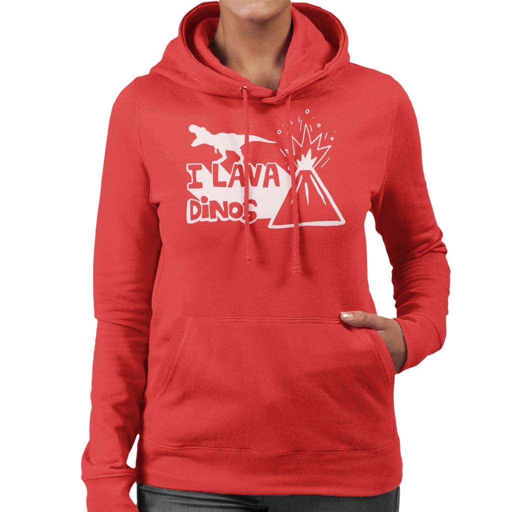 Jurassic World Fallen Kingdom I Lava Dinos Women's Hooded Sweatshirt-ALL + EVERY