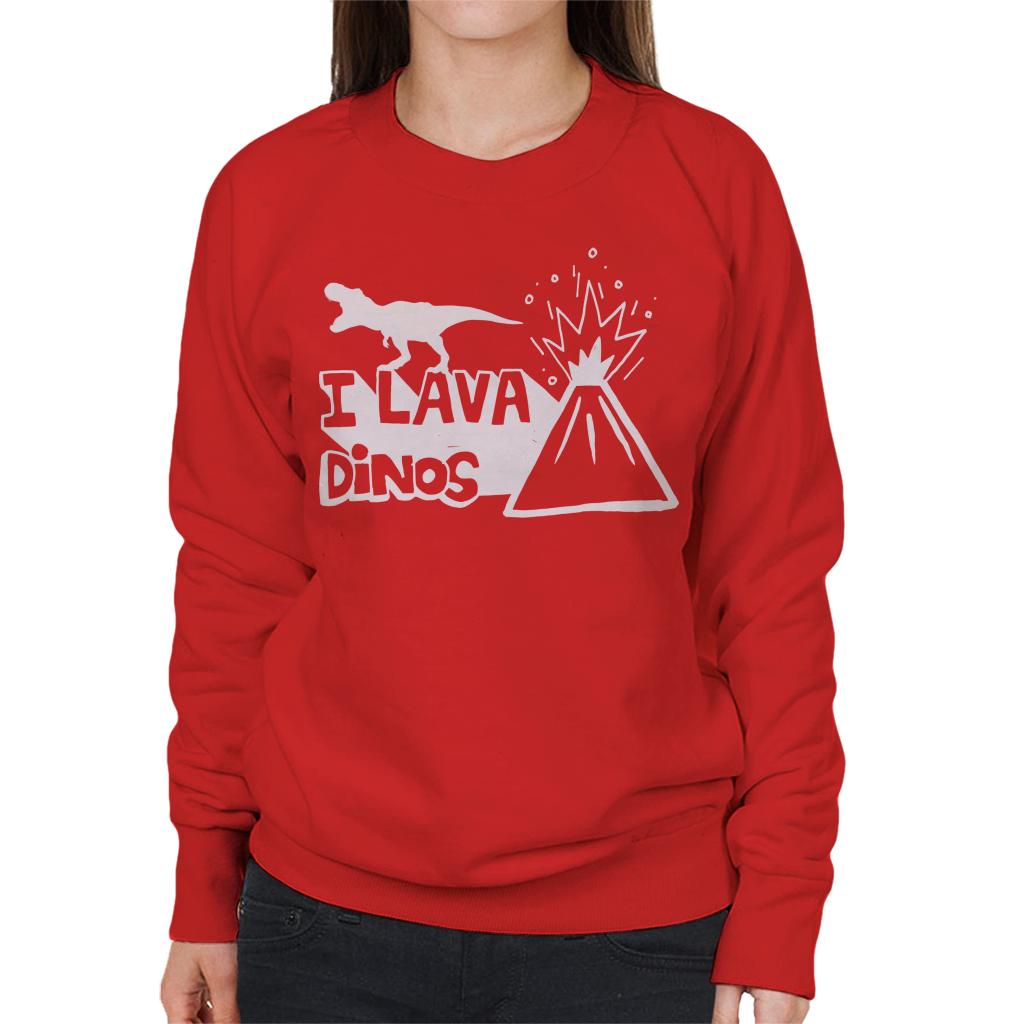 Jurassic World Fallen Kingdom I Lava Dinos Women's Sweatshirt-ALL + EVERY