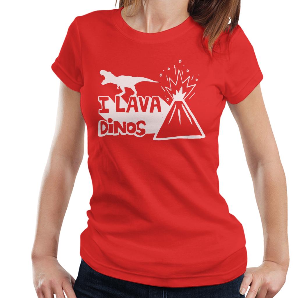 Jurassic World Fallen Kingdom I Lava Dinos Women's T-Shirt-ALL + EVERY