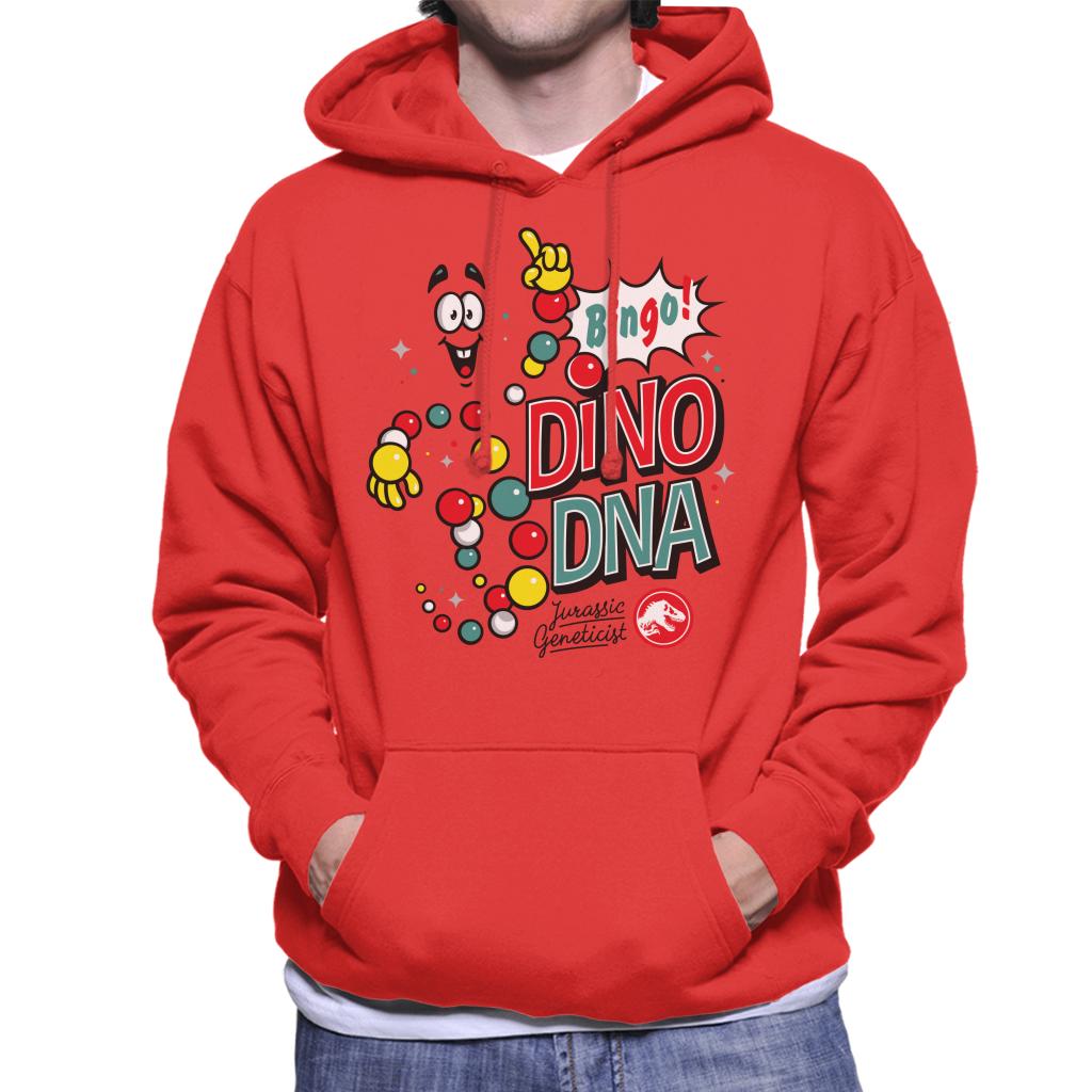 Jurassic Park Bingo Dino DNA Men's Hooded Sweatshirt-ALL + EVERY