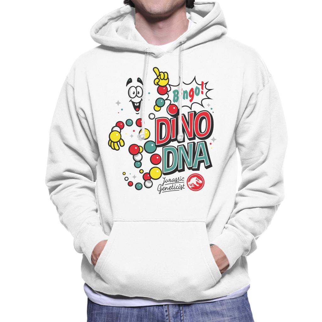 Jurassic Park Bingo Dino DNA Men's Hooded Sweatshirt-ALL + EVERY