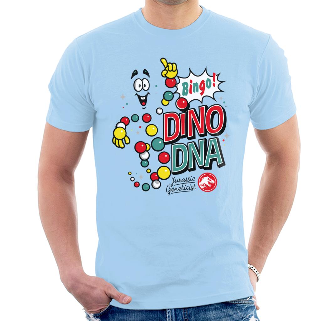 Jurassic Park Bingo Dino DNA Men's T-Shirt-ALL + EVERY