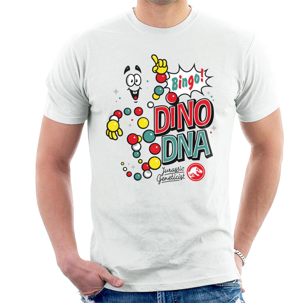 Jurassic Park Bingo Dino DNA Men's T-Shirt-ALL + EVERY