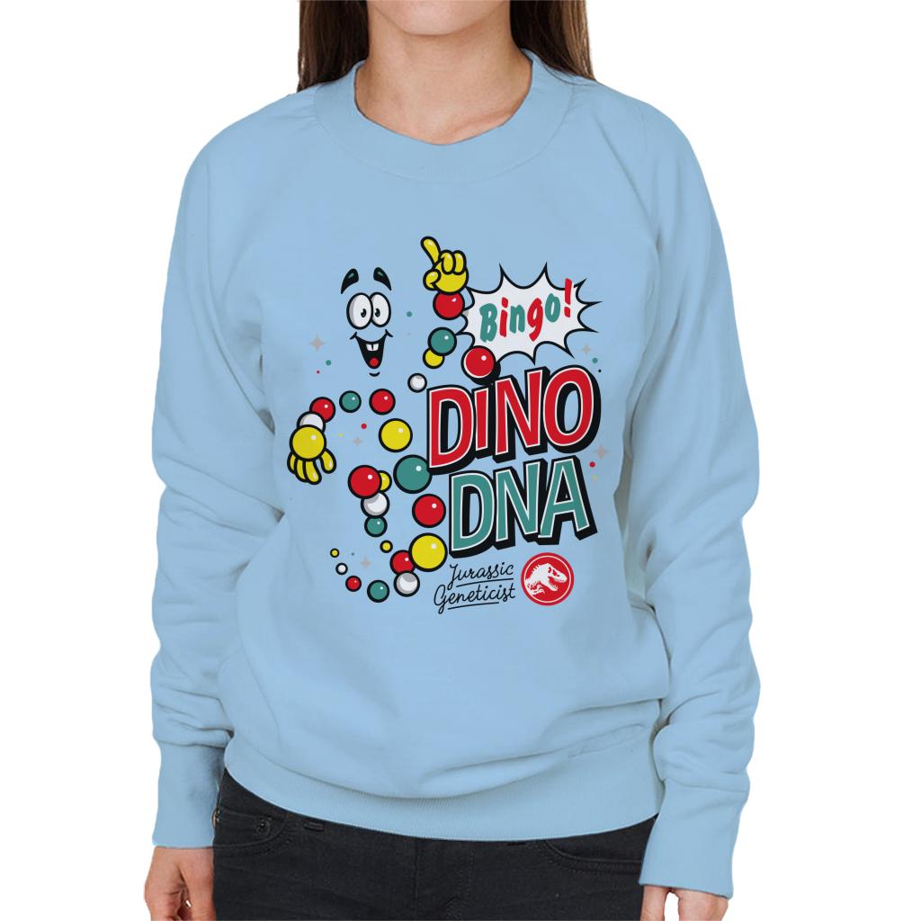 Jurassic Park Bingo Dino DNA Women's Sweatshirt-ALL + EVERY