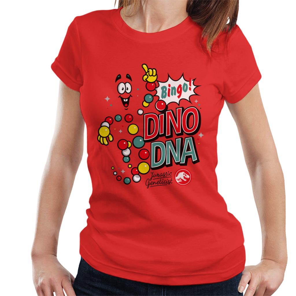 Jurassic Park Bingo Dino DNA Women's T-Shirt-ALL + EVERY