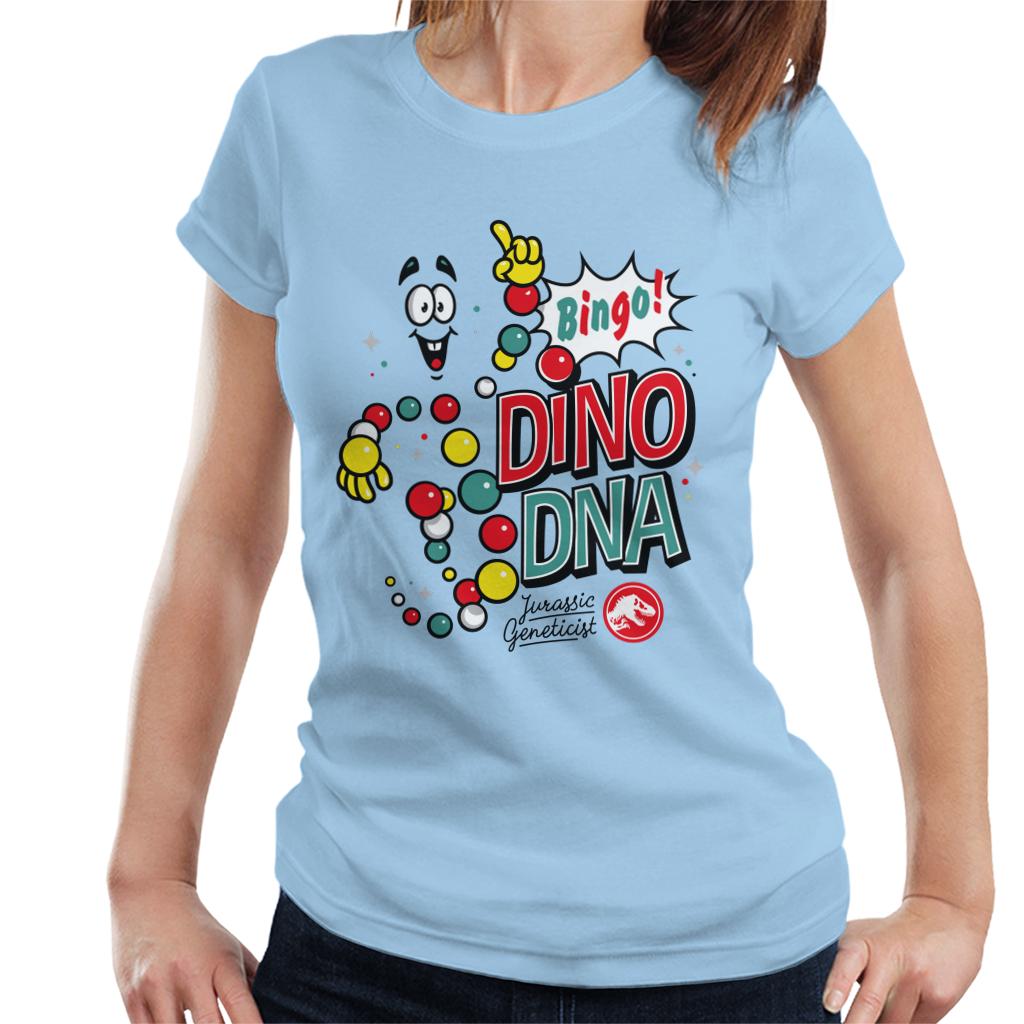 Jurassic Park Bingo Dino DNA Women's T-Shirt-ALL + EVERY