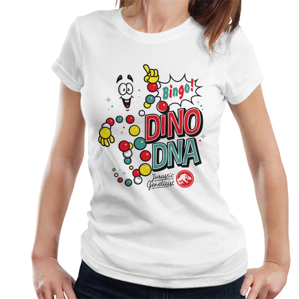 Jurassic Park Bingo Dino DNA Women's T-Shirt-ALL + EVERY