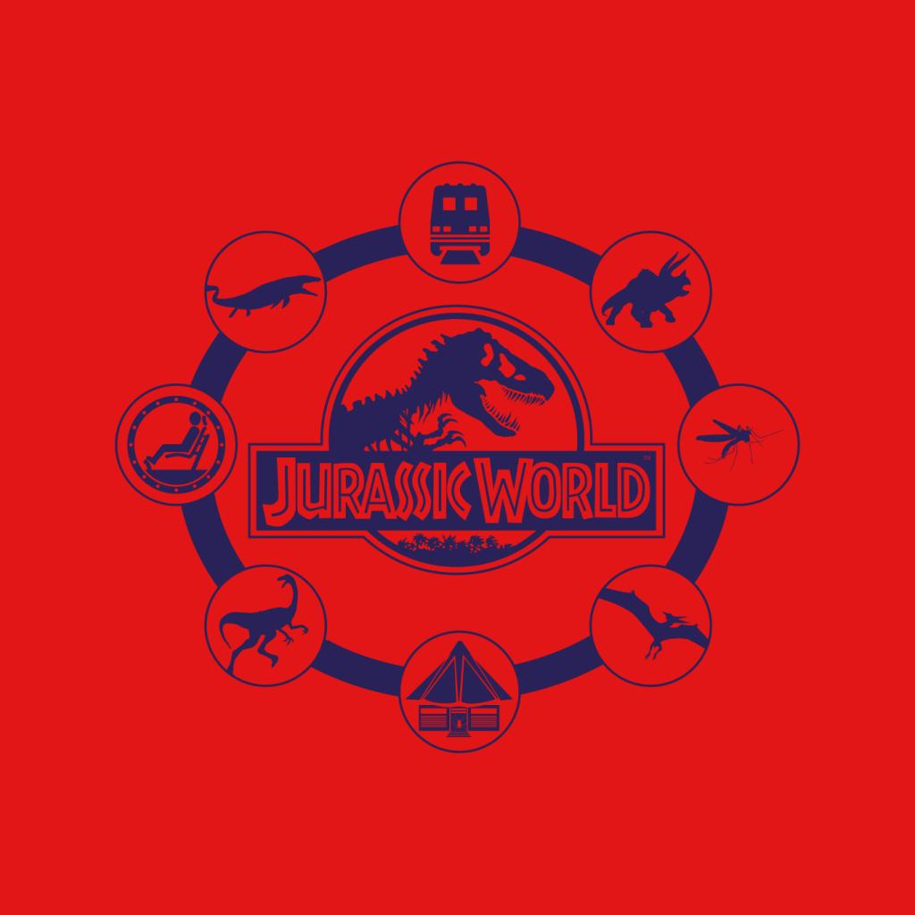 Jurassic World Film Iconography Women's T-Shirt-ALL + EVERY