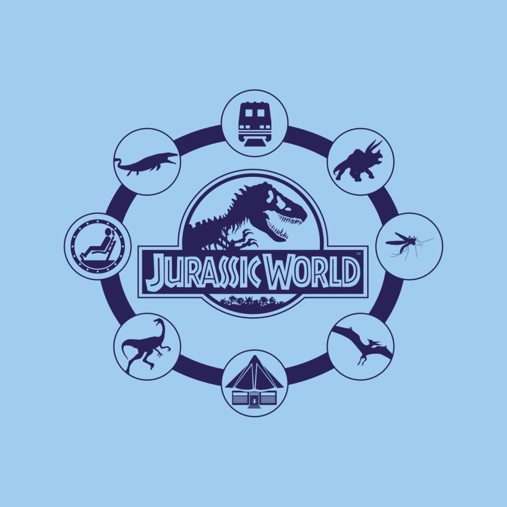 Jurassic World Film Iconography Women's T-Shirt-ALL + EVERY