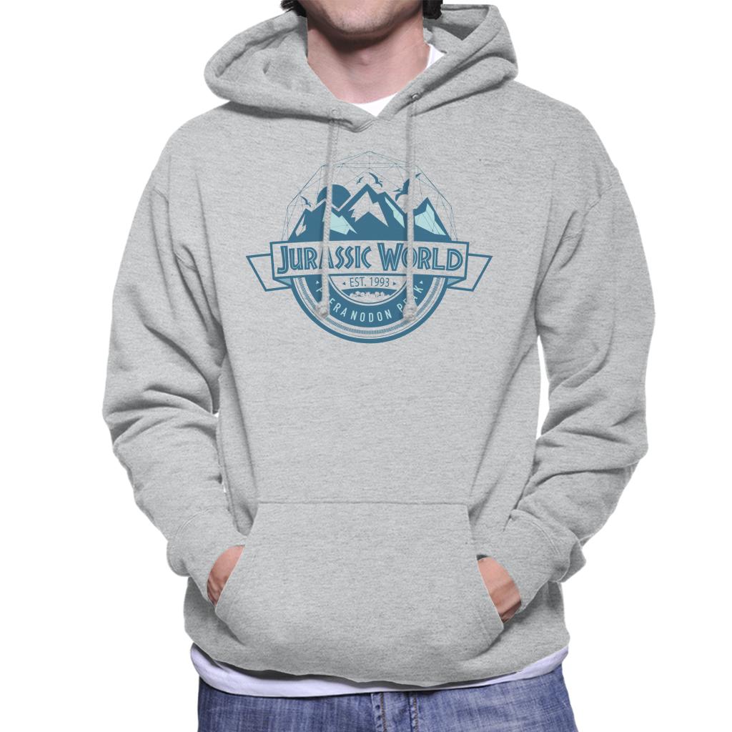 Jurassic World Pteranodon Peak Men's Hooded Sweatshirt-ALL + EVERY