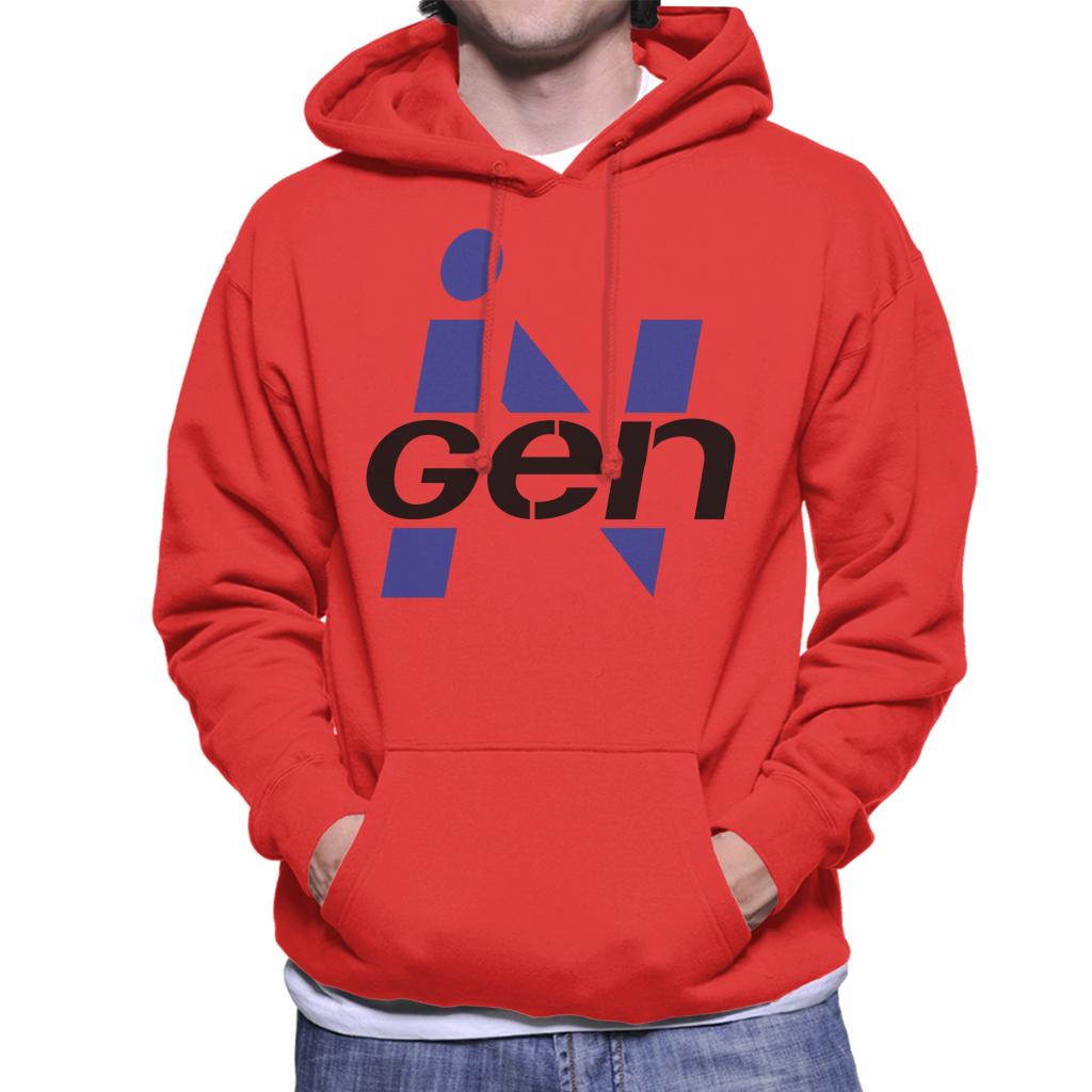 Jurassic Park Ingen Classic Blue Logo Men's Hooded Sweatshirt-ALL + EVERY