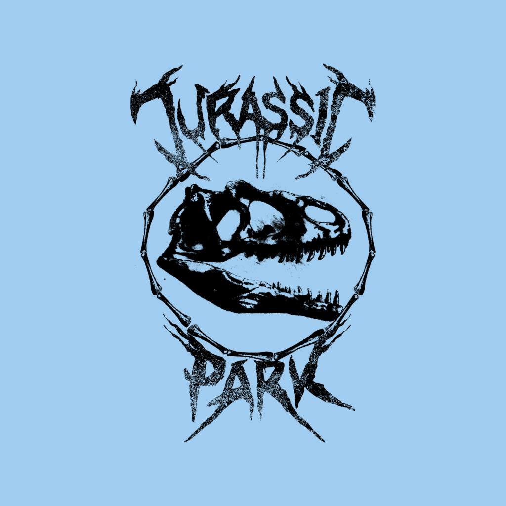 Jurassic Park T Rex Fossil Logo Men's T-Shirt-ALL + EVERY