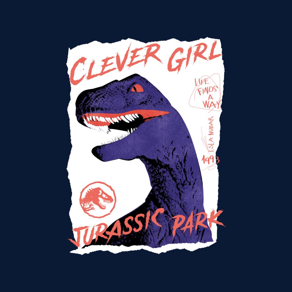 Jurassic Park Velociraptor Clever Girl Isla Nublar Men's T-Shirt-ALL + EVERY