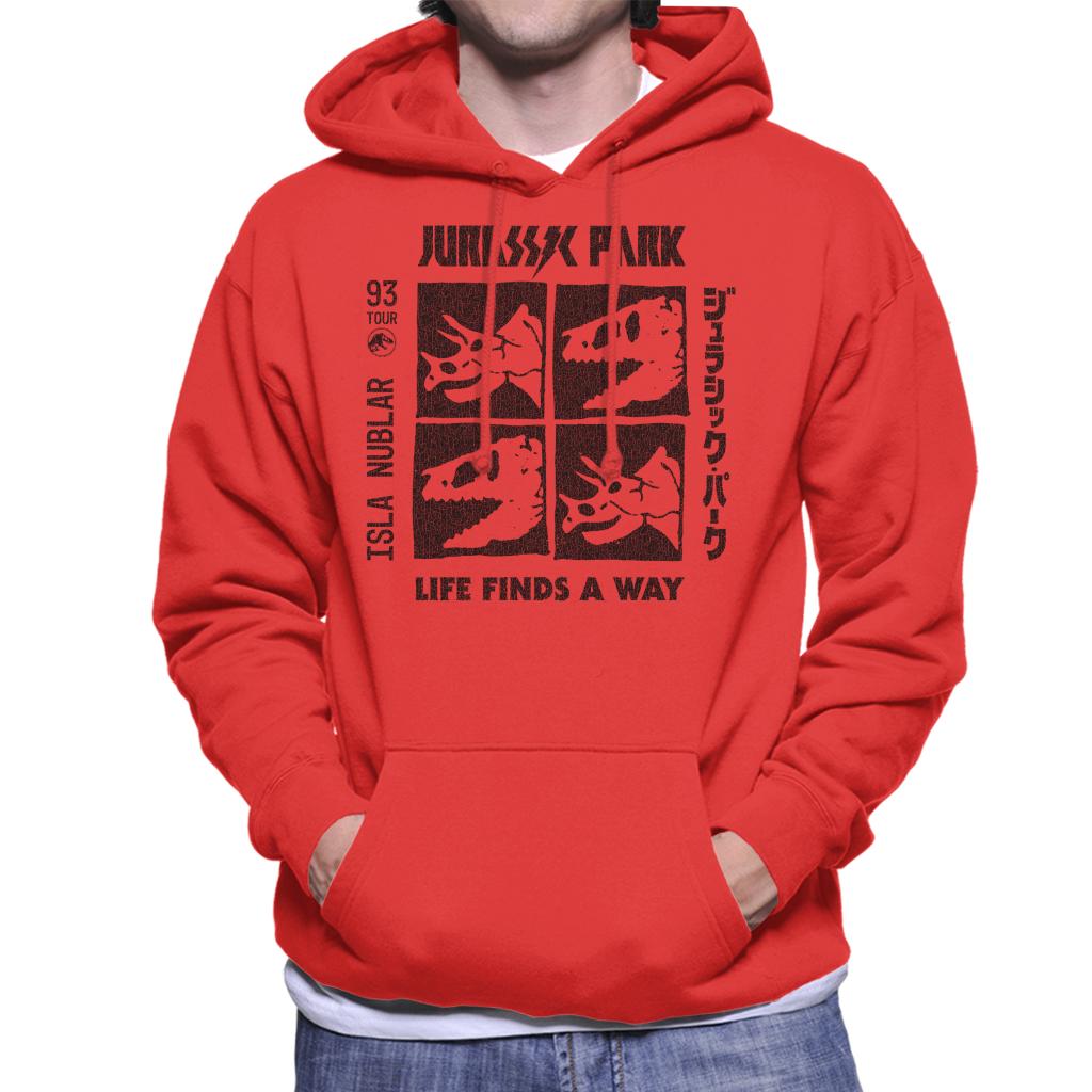 Jurassic Park 93 Tour Men's Hooded Sweatshirt-ALL + EVERY