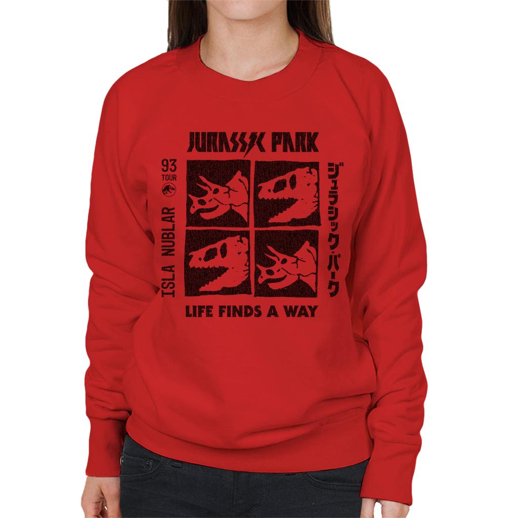 Jurassic Park 93 Tour Women's Sweatshirt-ALL + EVERY