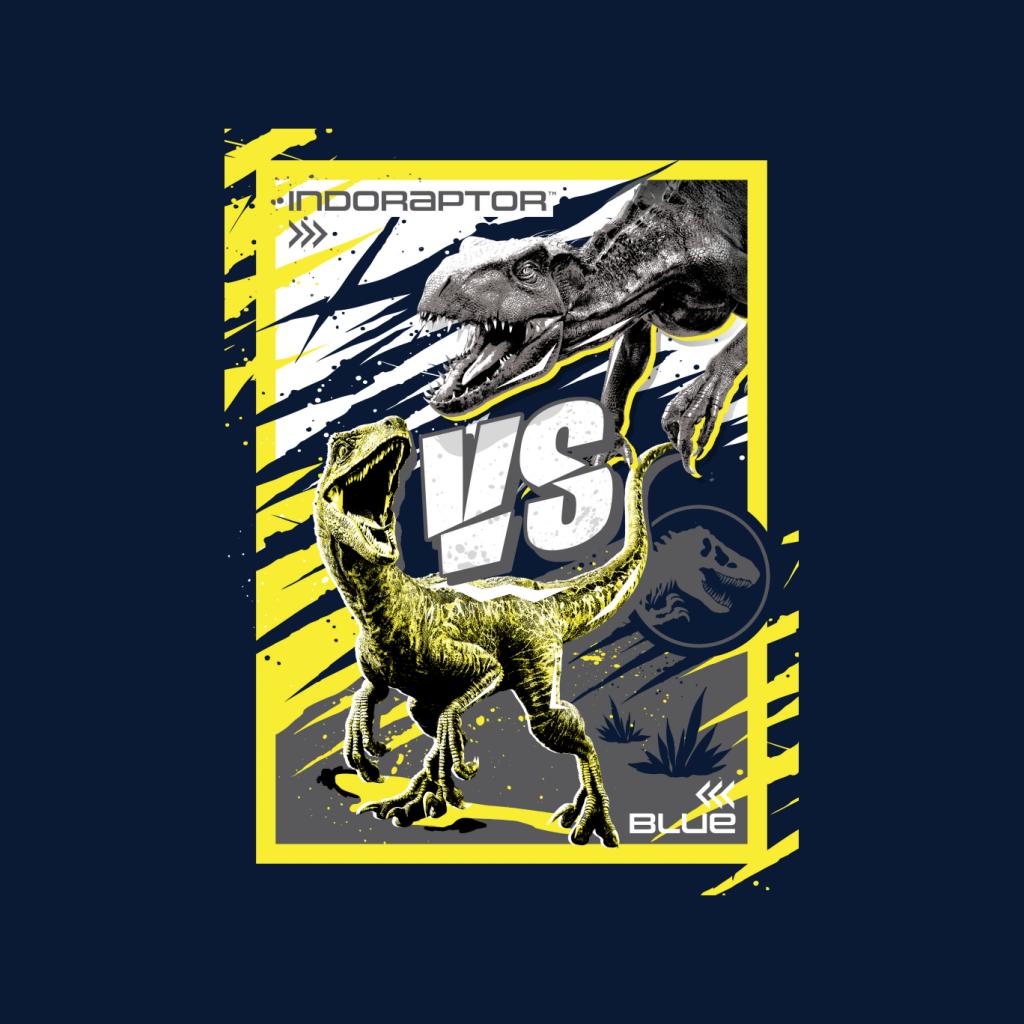 Jurassic World Indoraptor Vs Blue Men's T-Shirt-ALL + EVERY