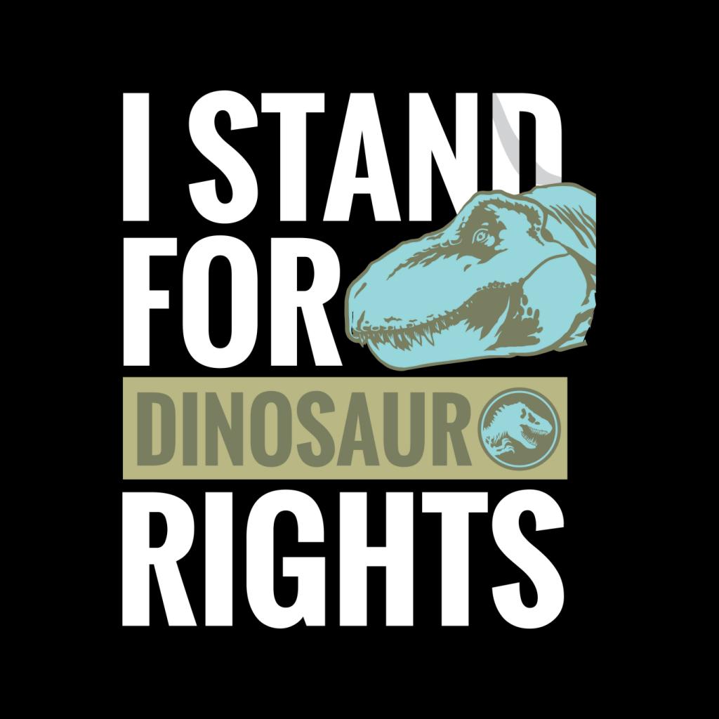 Jurassic World Blue I Stand For Dinosaur Rights Men's T-Shirt-ALL + EVERY