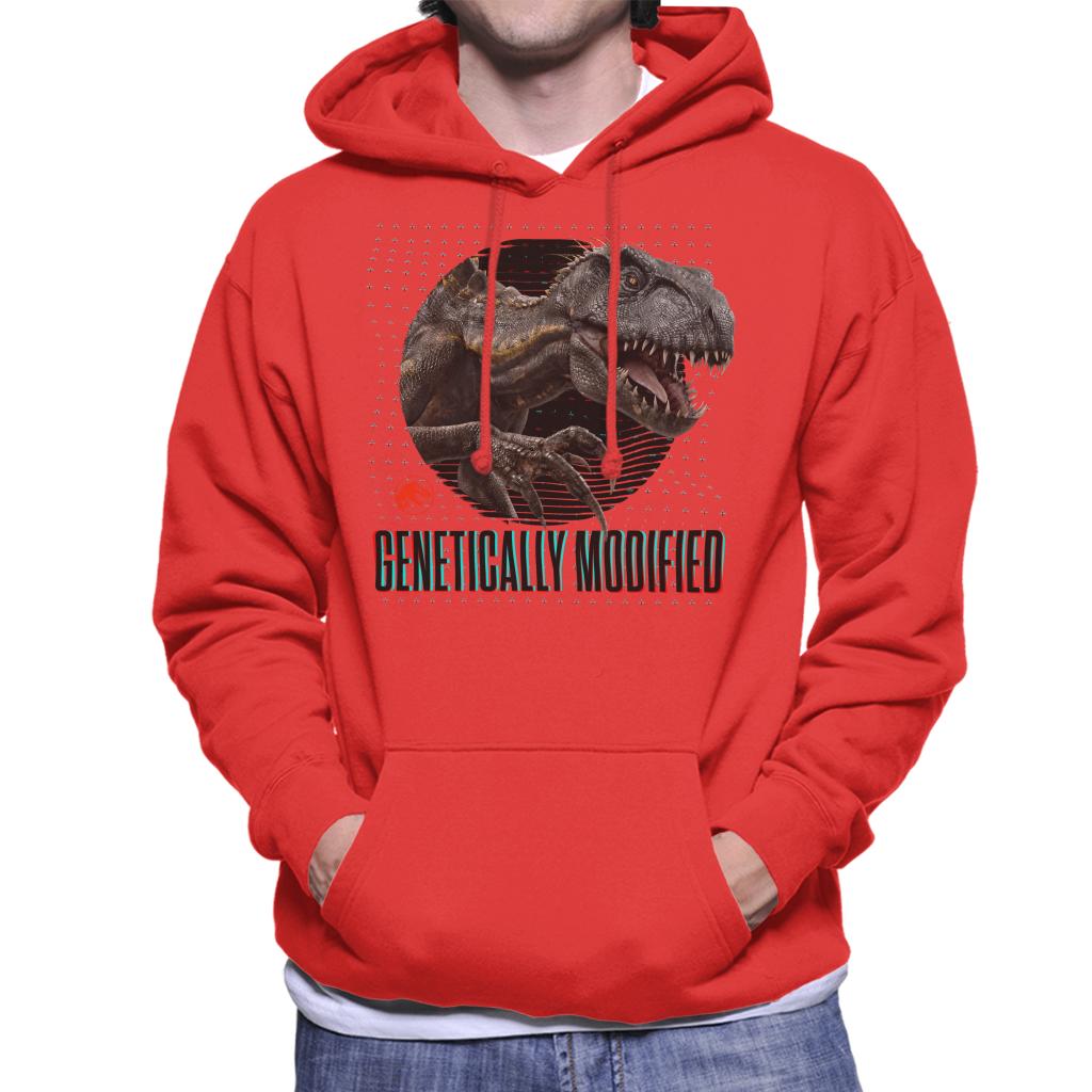 Jurassic Park Genetically Modified Men's Hooded Sweatshirt-ALL + EVERY