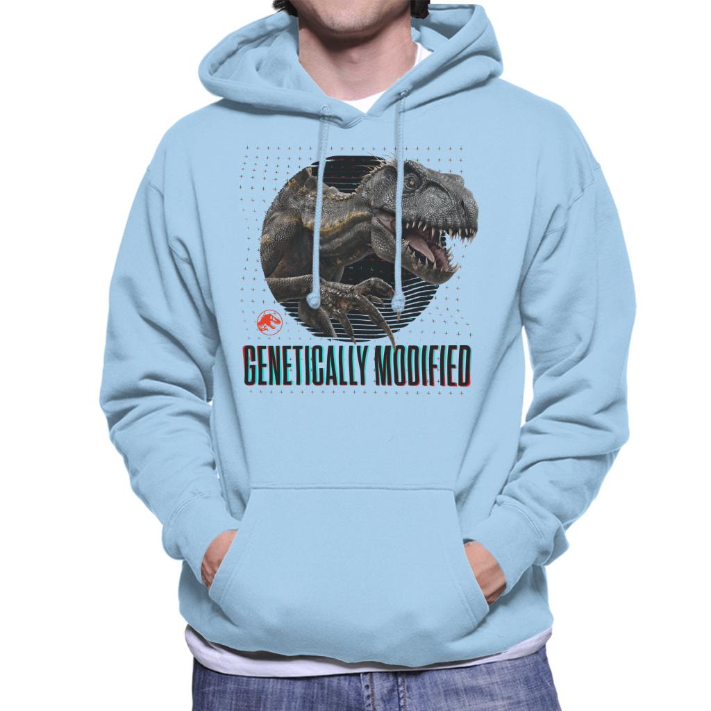 Jurassic Park Genetically Modified Men's Hooded Sweatshirt-ALL + EVERY